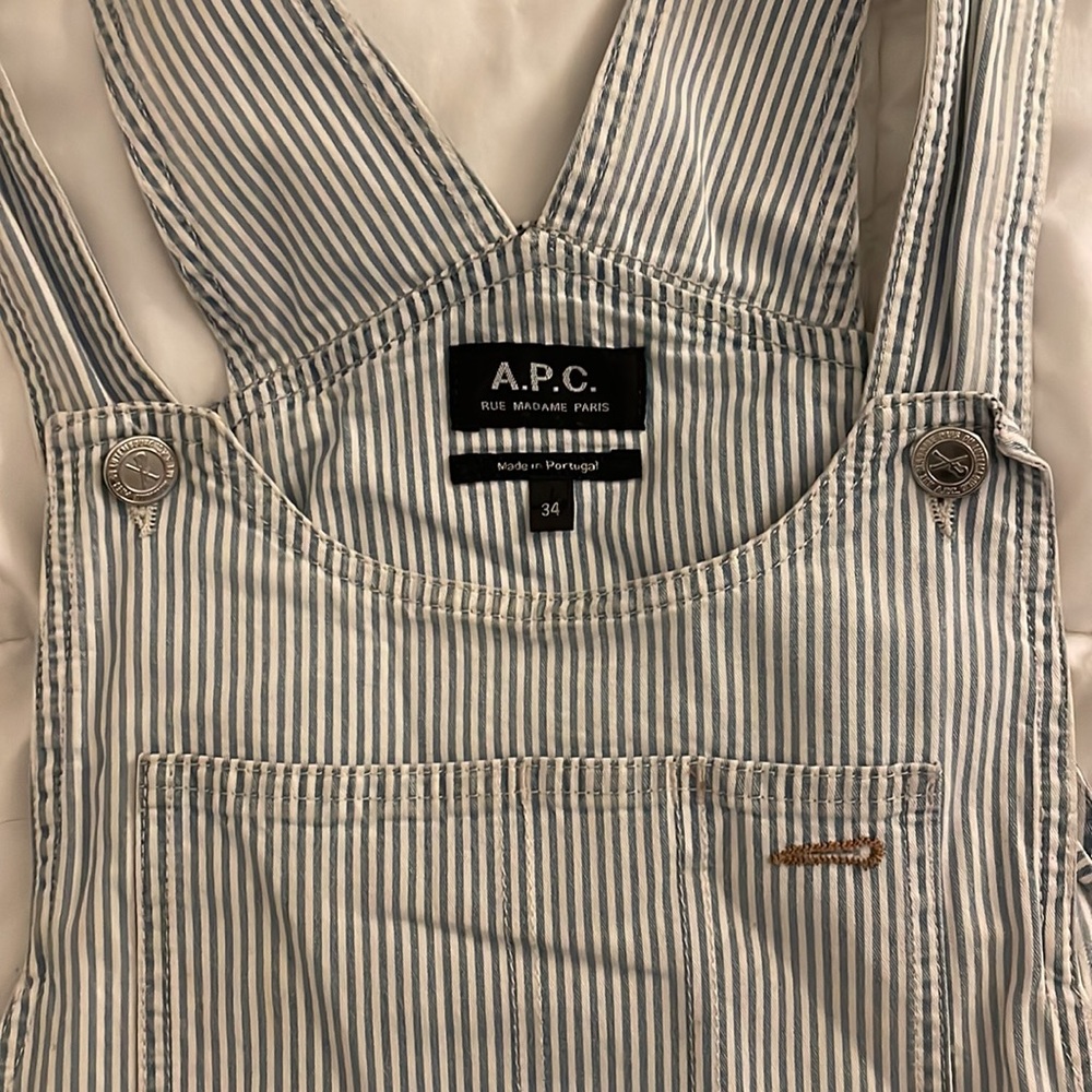 APC stripped over-all jumper
